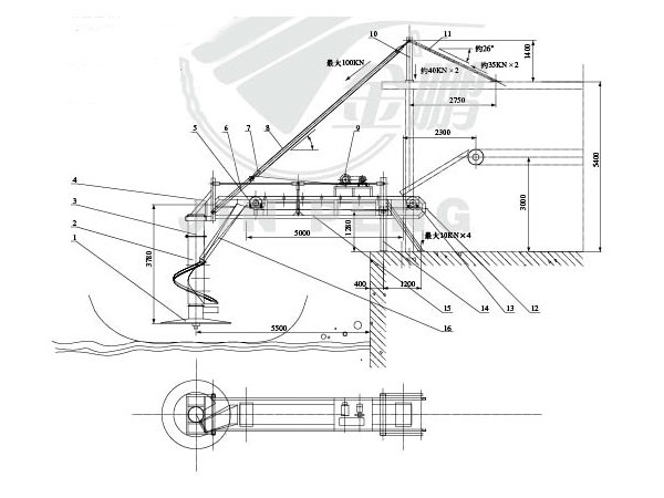 XC-5型袋装水泥自动装船机""